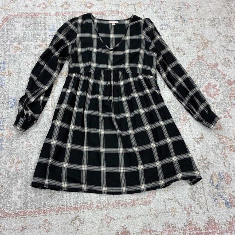 Dark Romantic Knox Rose Baby Doll Swing Dress Peasant Whimsigoth Cottagecore M